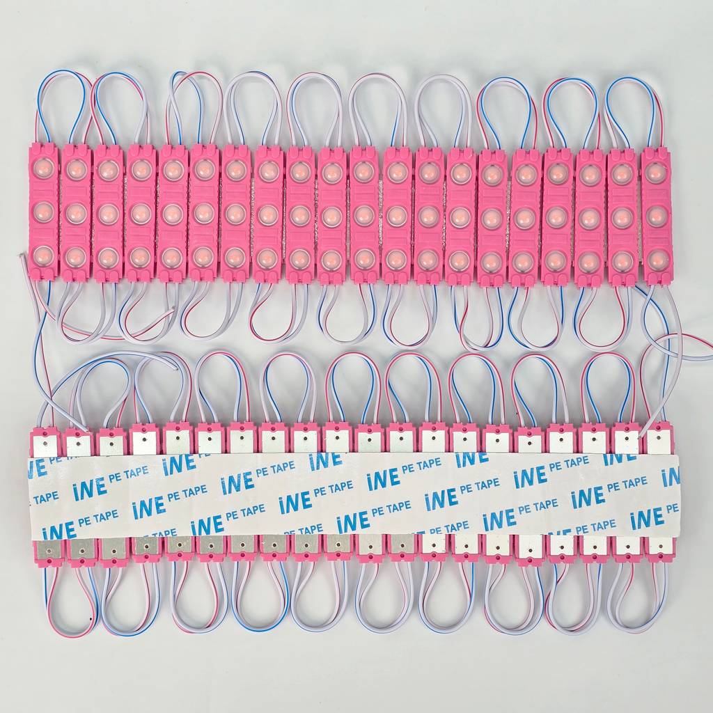 Giá sỉ Led hắt module 3 bóng 6113 JIYI hồng