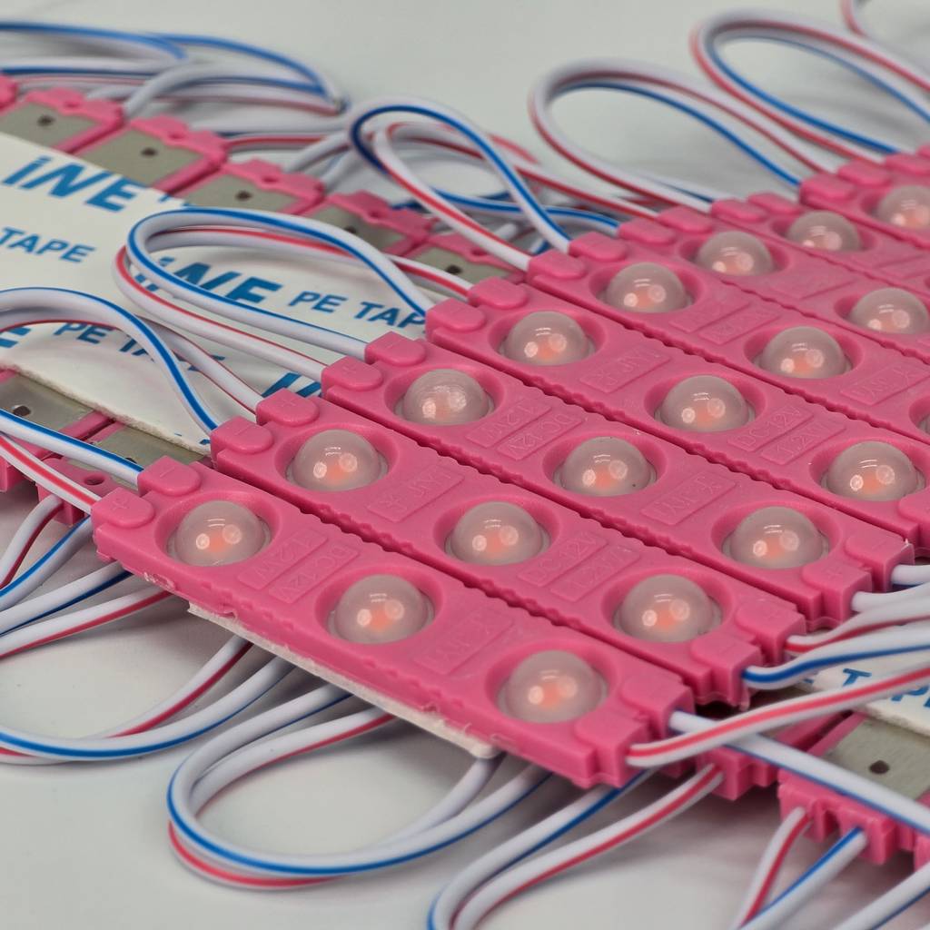 Led hắt module 3 bóng 6113 JIYI hồng chính hãng