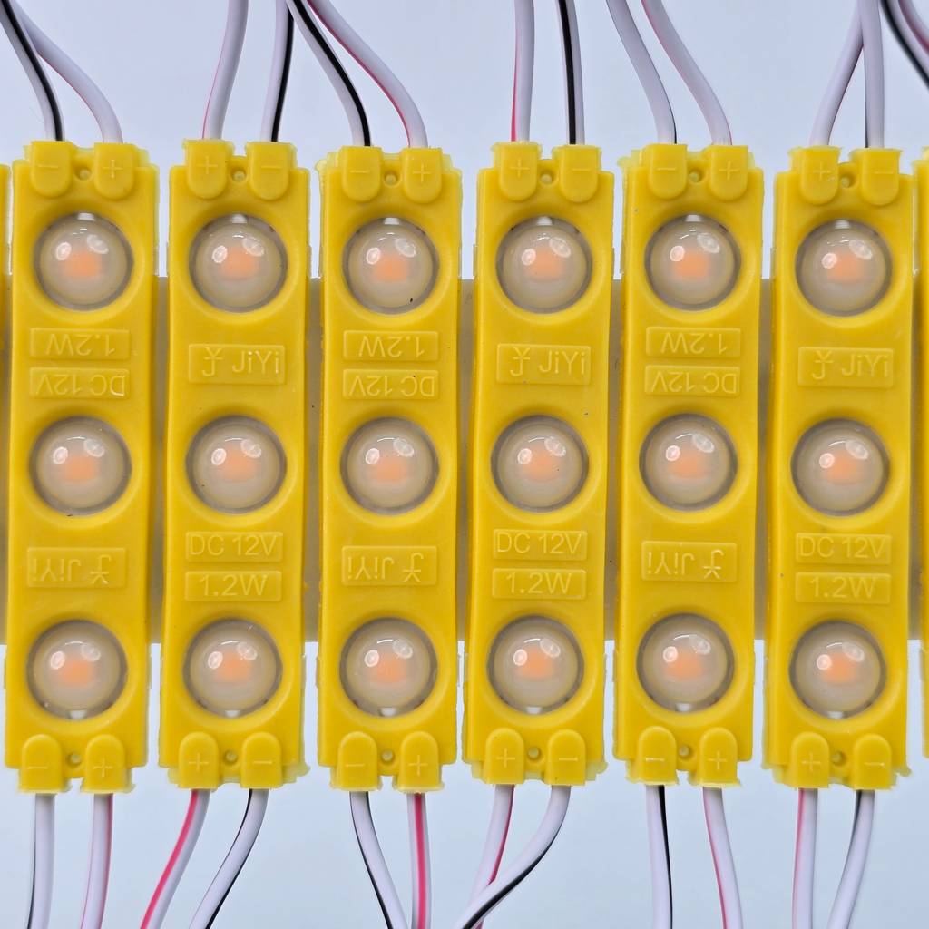 Led hắt module 3 bóng 6113 JIYI vàng chính hãng