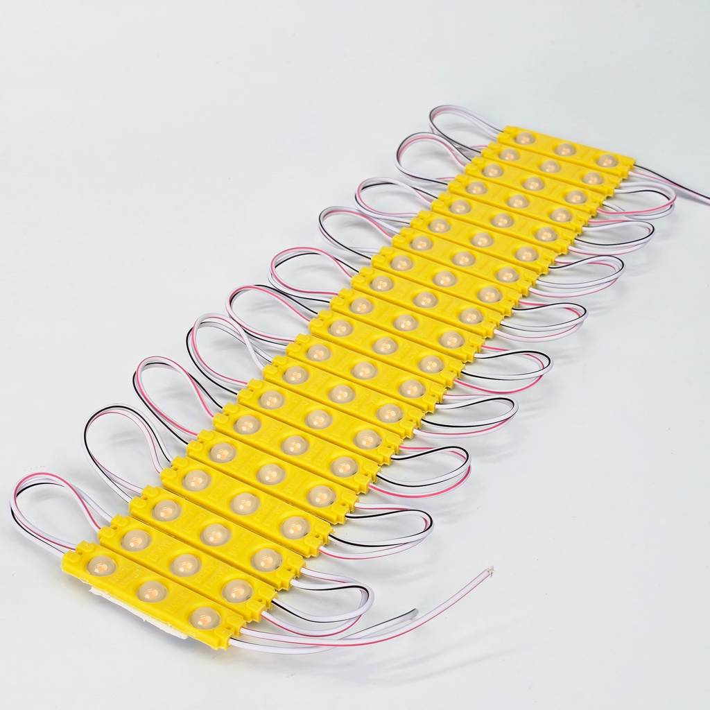 Led hắt module 3 bóng 6113 JIYI vàng