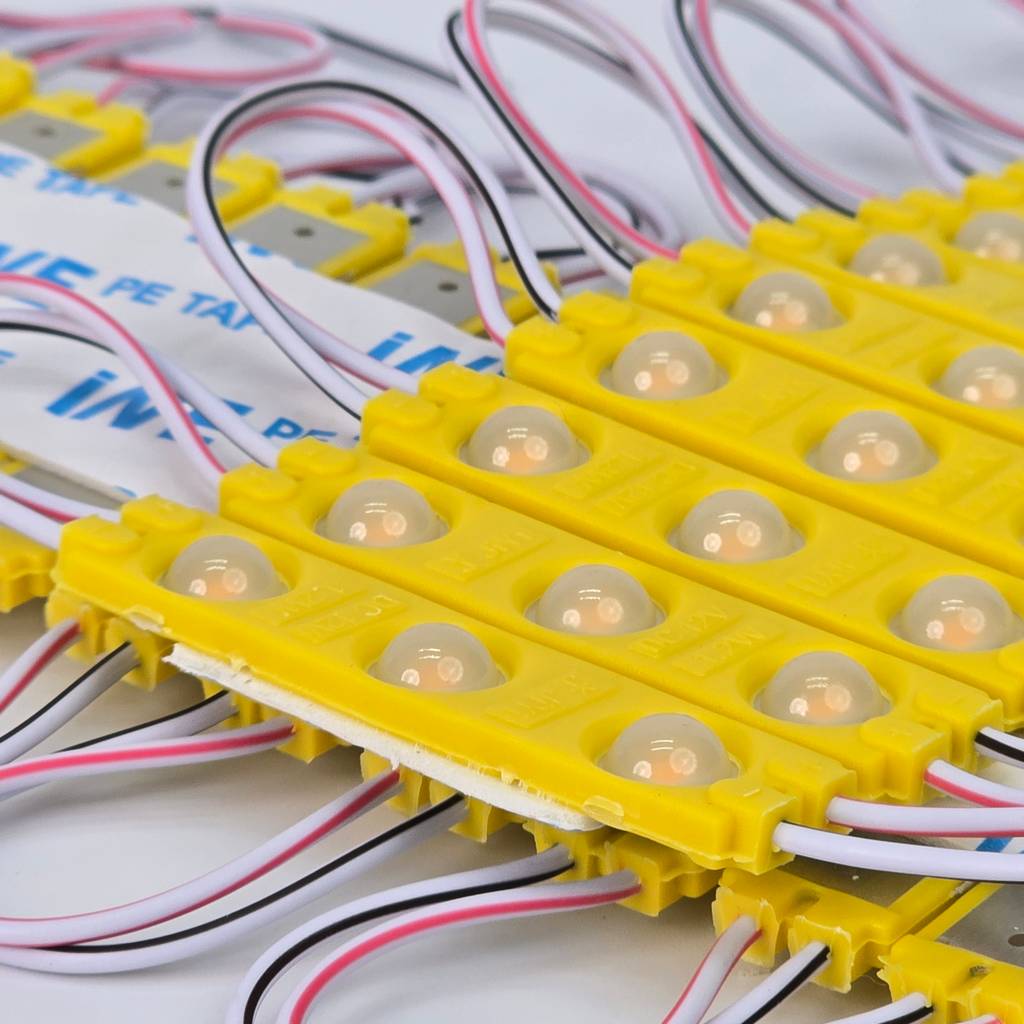 Giá sỉ Led hắt module 3 bóng 6113 JIYI vàng