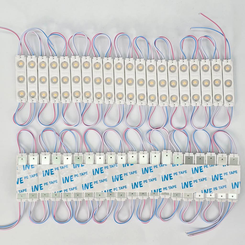Led hắt module 3 bóng 6113 JIYI vàng nắng chính hãng