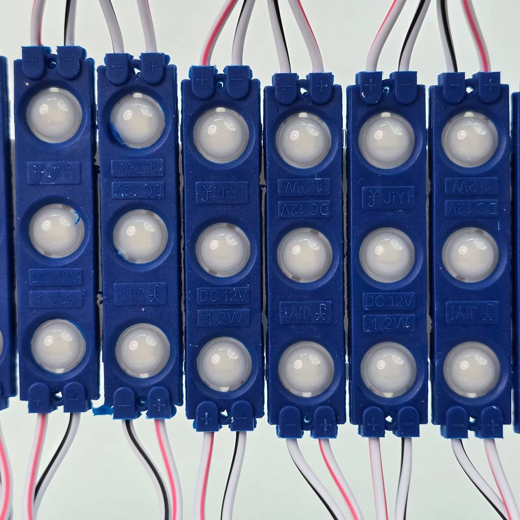 Kho Led hắt module 3 bóng 6113 JIYI xanh dương