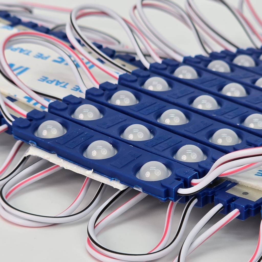 Giá sỉ Led hắt module 3 bóng 6113 JIYI xanh dương