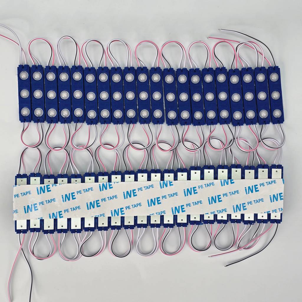 Led hắt module 3 bóng 6113 JIYI xanh dương giá sỉ