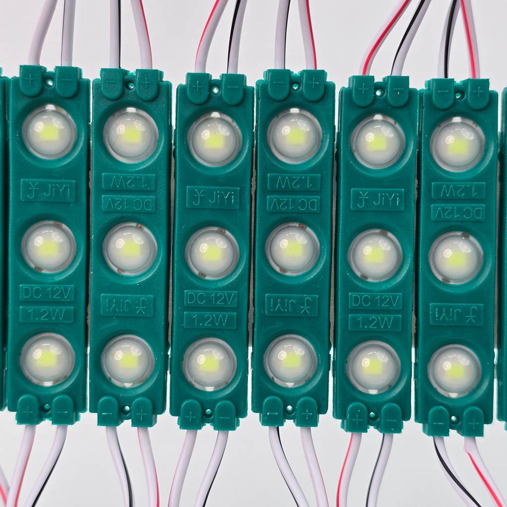 Led hắt module 3 bóng 6113 JIYI xanh lá