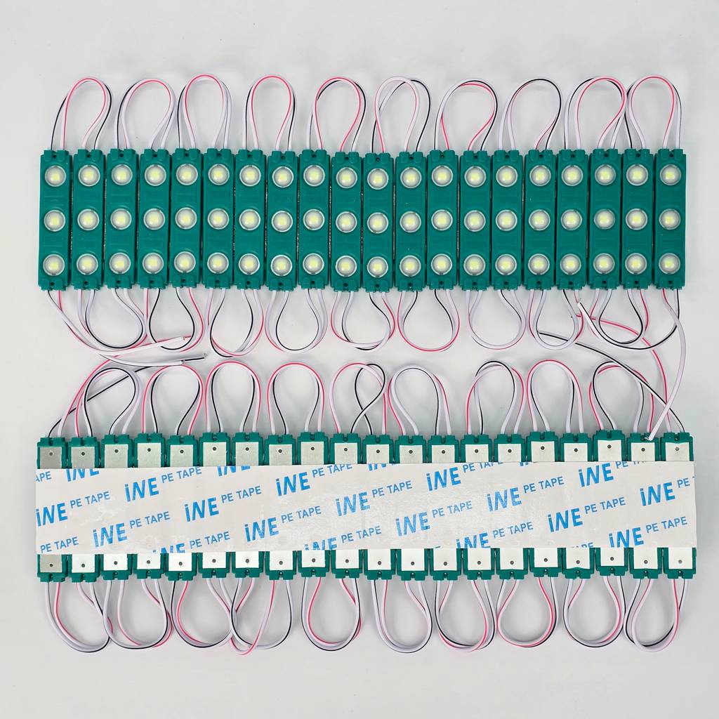 Led hắt module 3 bóng 6113 JIYI xanh lá giá sỉ