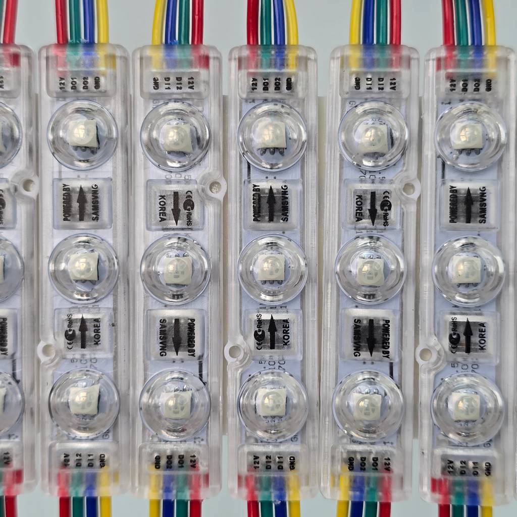 Tổng kho Led hắt module 3 bóng full màu 7115 IC 26803