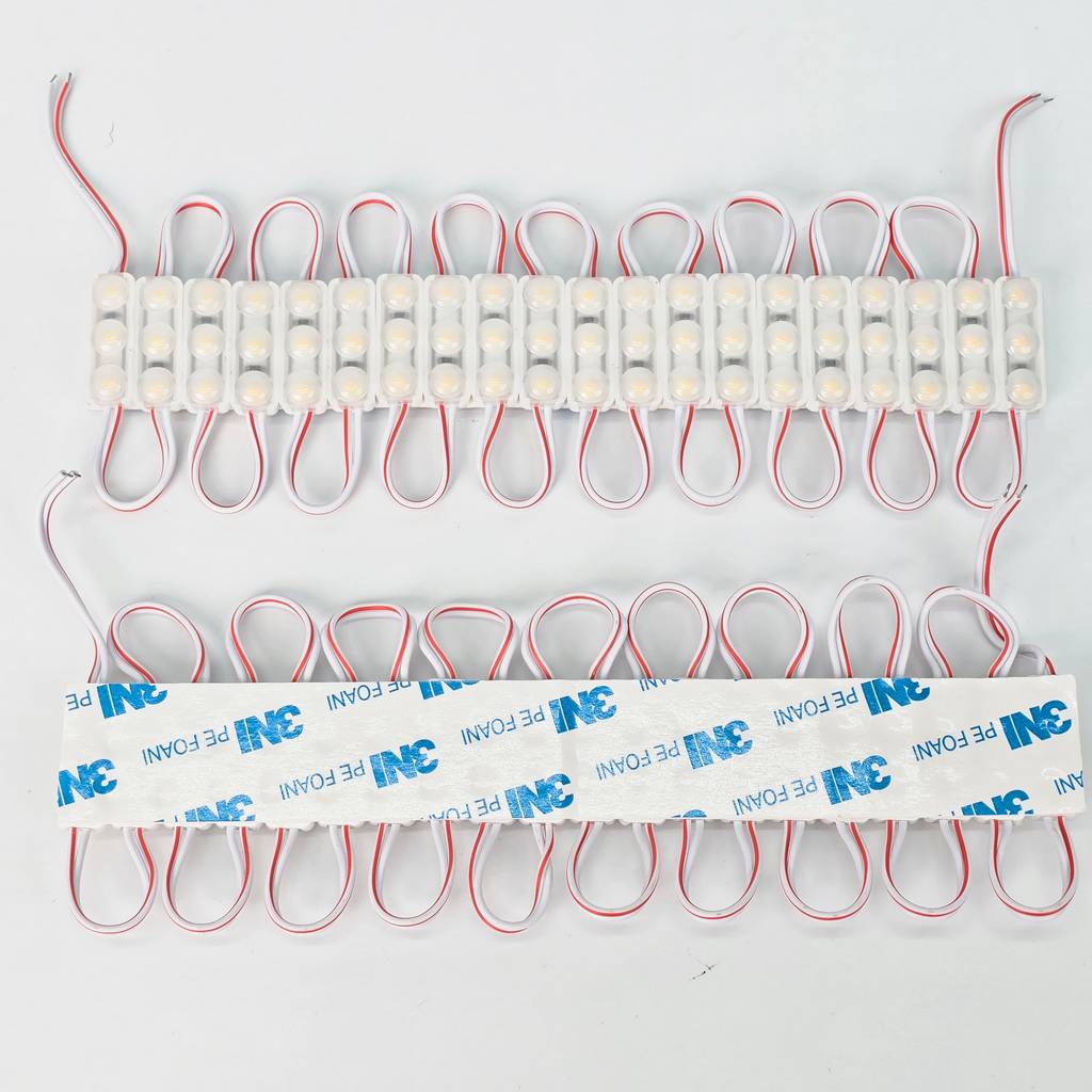Led hắt module 3 bóng mini 3010 vàng nắng