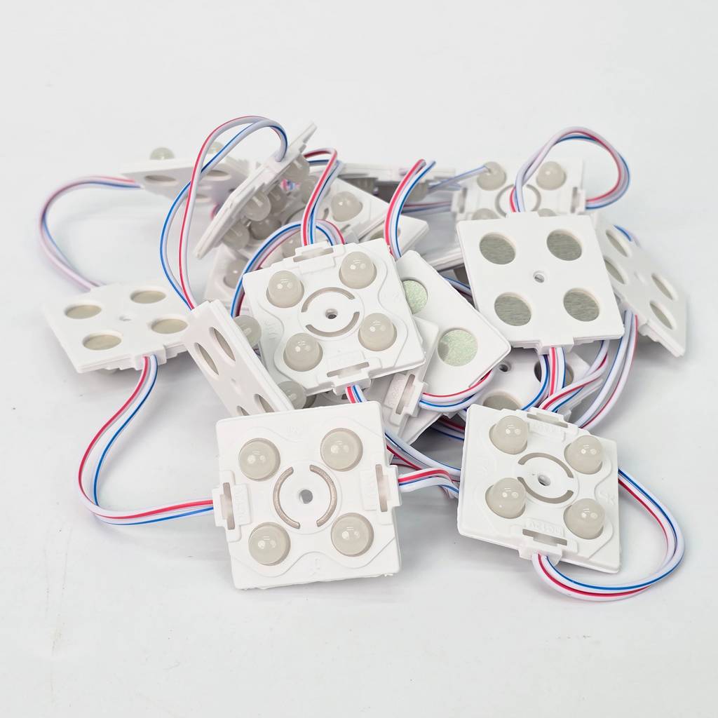 Led hắt module 4 bóng JIYI đế nhựa vàng nắng giá sỉ