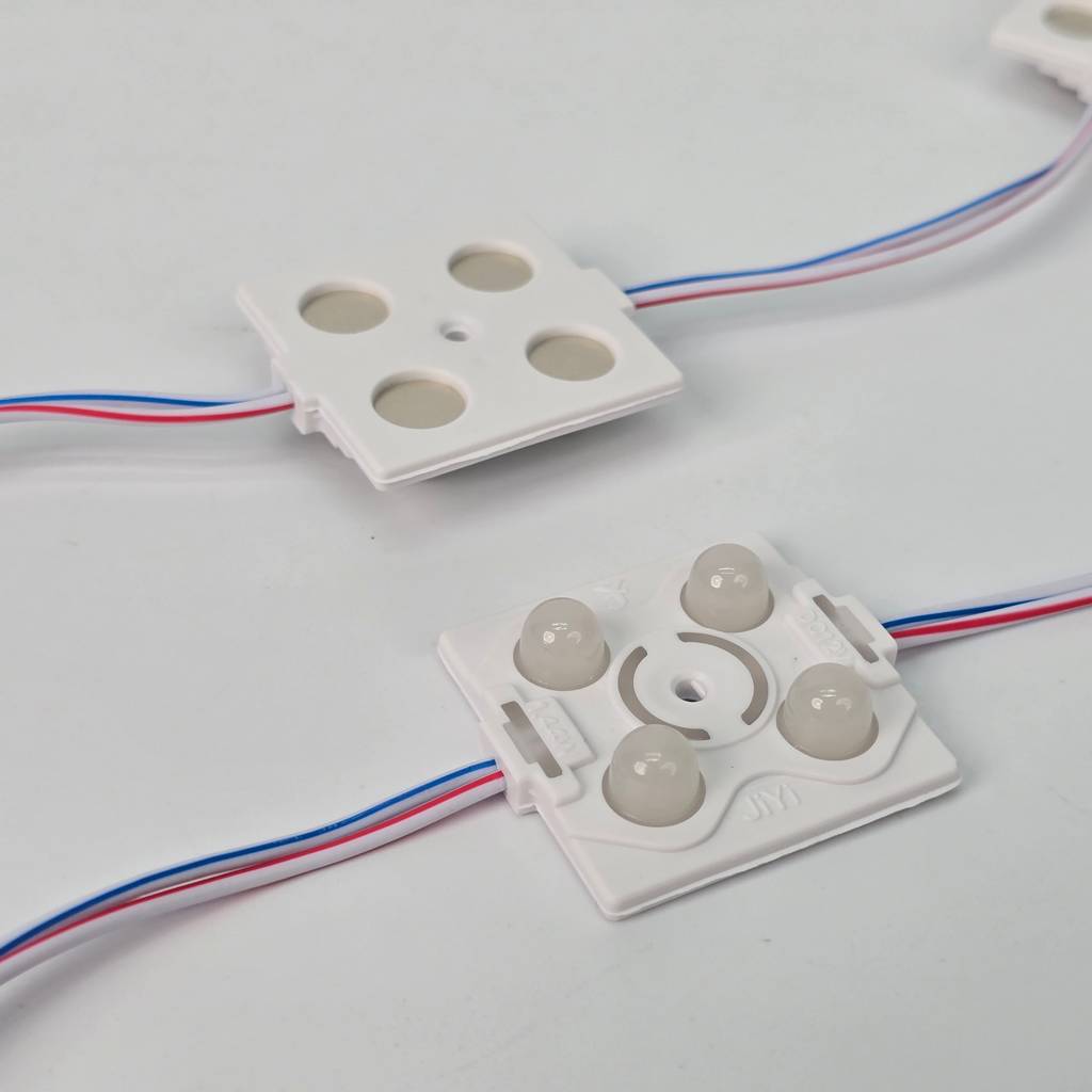 Led hắt module 4 bóng JIYI đế nhựa vàng nắng chính hãng