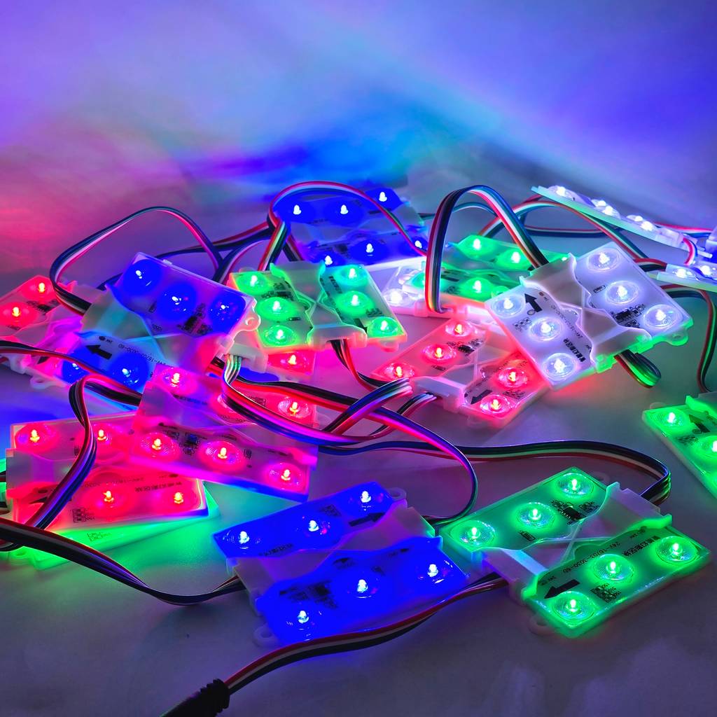 Led hắt module 6 bóng full màu IC16703 24V ngoài trời