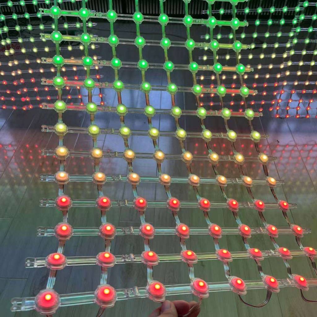 Nhà phân phối Led lưới F20 Full color IC 8208