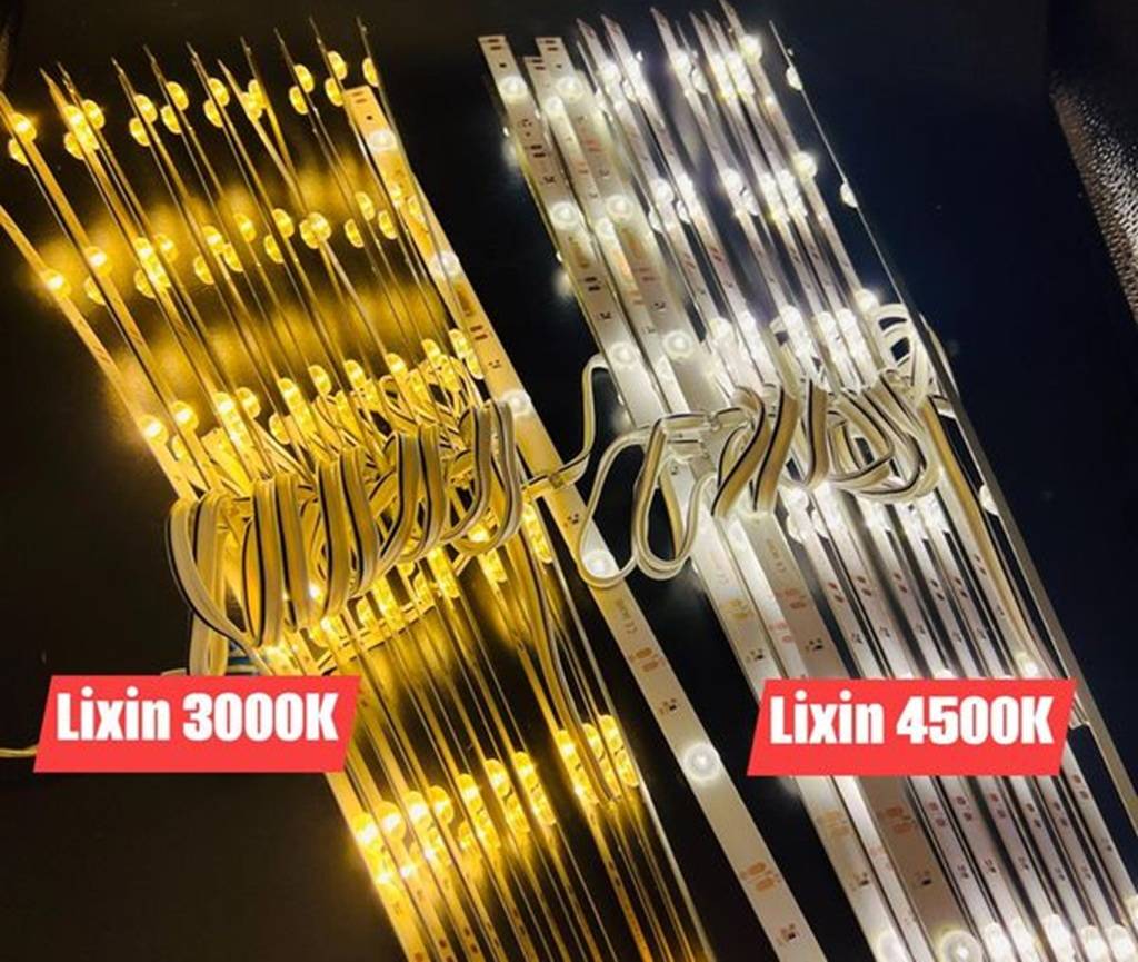 Led thanh toả 1m 12 bóng LIXIN 12V vàng trong nhà chính hãng