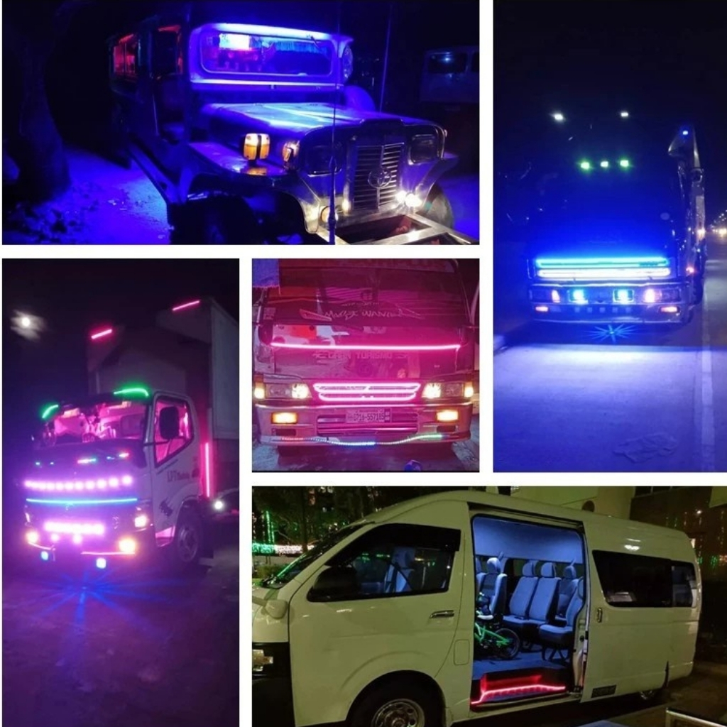 Nhà phân phối Led dây dán COB 12V 320 led trắng ấm ngoài trời LS63