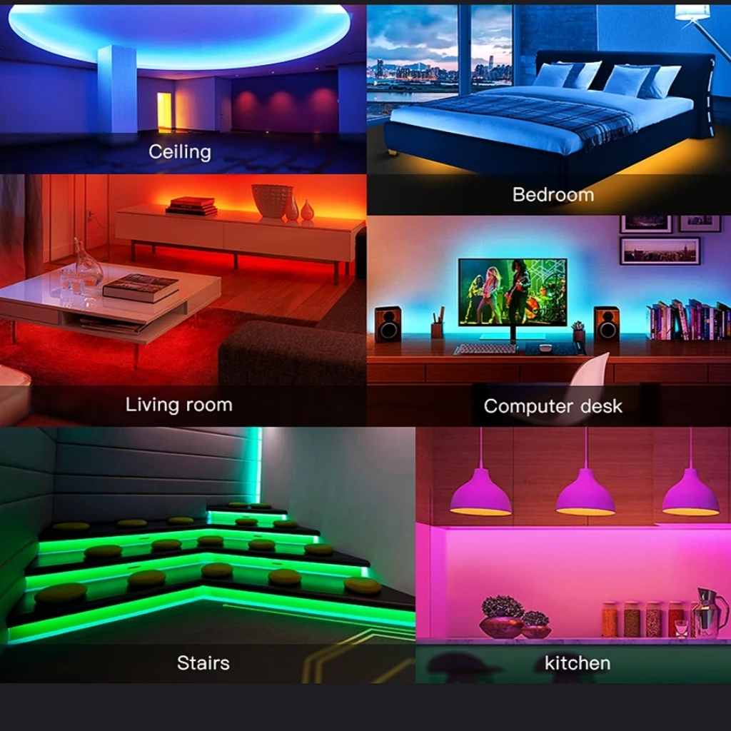 Bán sỉ Led dây dán COB 12V 320 led trắng ấm ngoài trời LS63