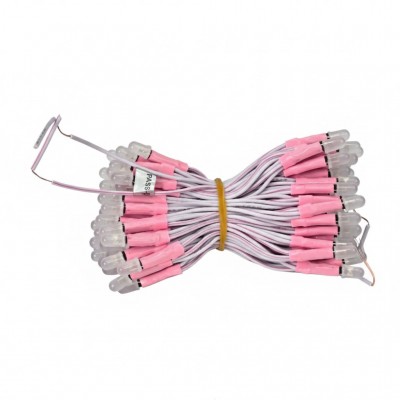 Led liền dây 5mm JIYI 12V hồng LR12