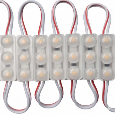 Led hắt module 3 bóng mini 3010 vàng nắng LH5