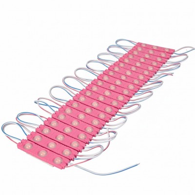 Led hắt module 3 bóng 6113 JIYI hồng LH20