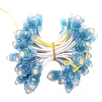 Led đúc F5 5V vàng nắng đế 9mm có main LD5