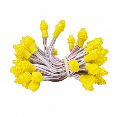 Led đúc F5 12V vàng chanh TYY đế 9mm LD12