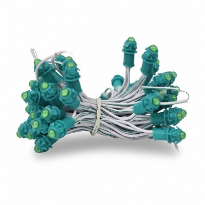 Led đúc F5 12V xanh lá TYY đế 9mm LD17