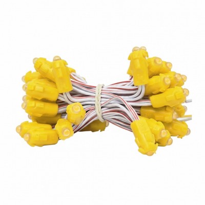 Led đúc F5 12V vàng JHL đế 9mm LD20