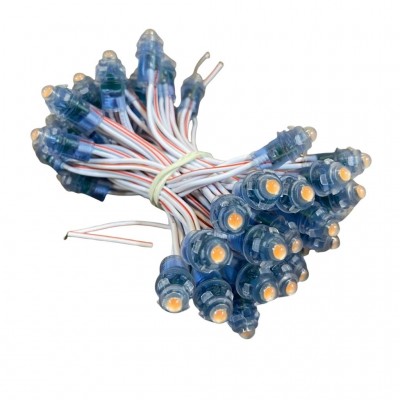 Led đúc F5 12V hồng ATX đế 9mm LD24