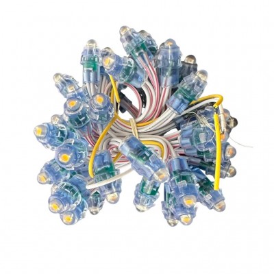 Led đúc F7 12V vàng ATX đế 12mm LD33