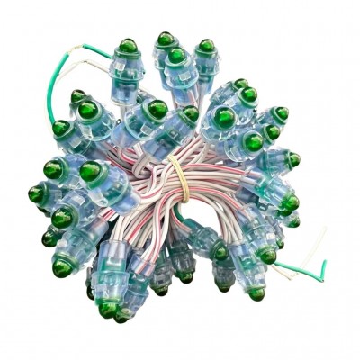 Led đúc F7 12V xanh lá ATX đế 12mm LD36