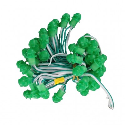 Led đúc F9 12V xanh lá SMD đế 9mm LD43