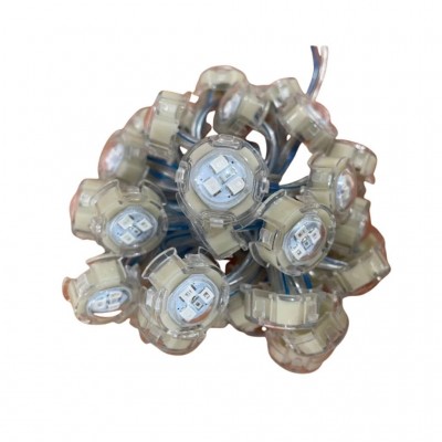 Led đúc F20 xanh dương LD49