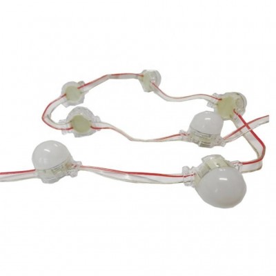 Led bát 30mm đầu đục 12V vàng nắng LD52