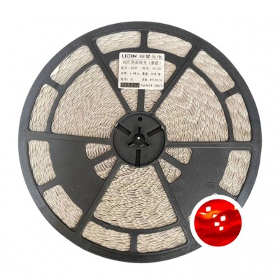 Led dây dán ziczac 12V 60 led đỏ LIXIN ngoài trời LS32