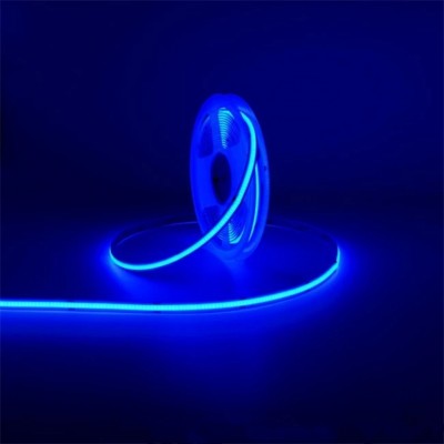 Led dây dán COB 12V 320 led xanh dương ngoài trời LS68