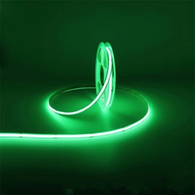 Led dây dán COB 12V 320 led xanh lá ngoài trời LS69