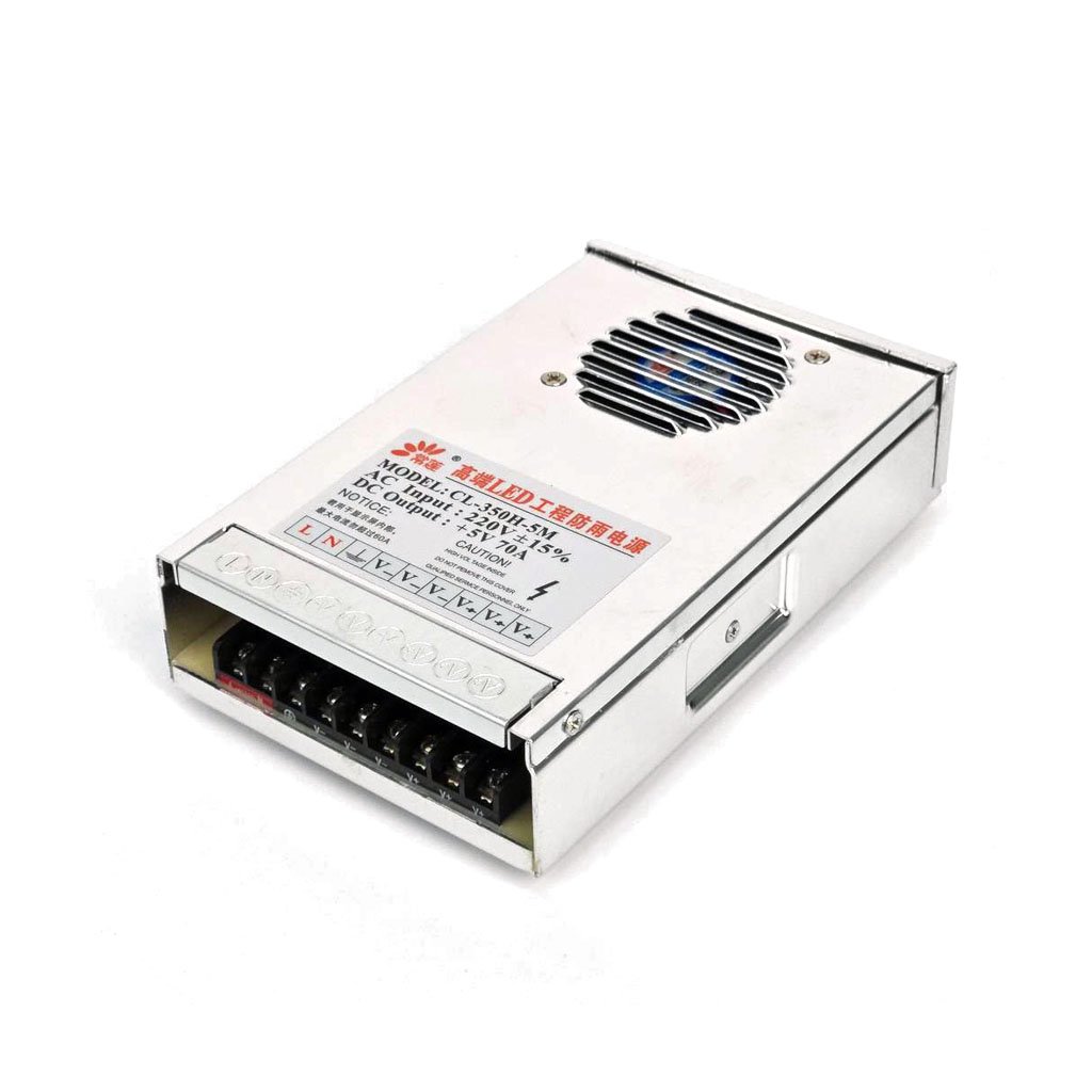 Nguồn LED 5V 70A CL đổ keo N517