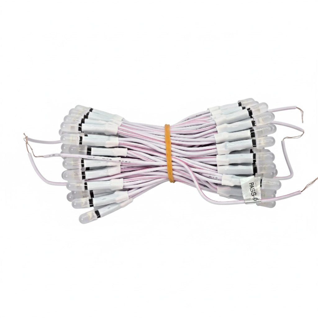 Led liền dây 5mm JIYI 12V trắng LR7