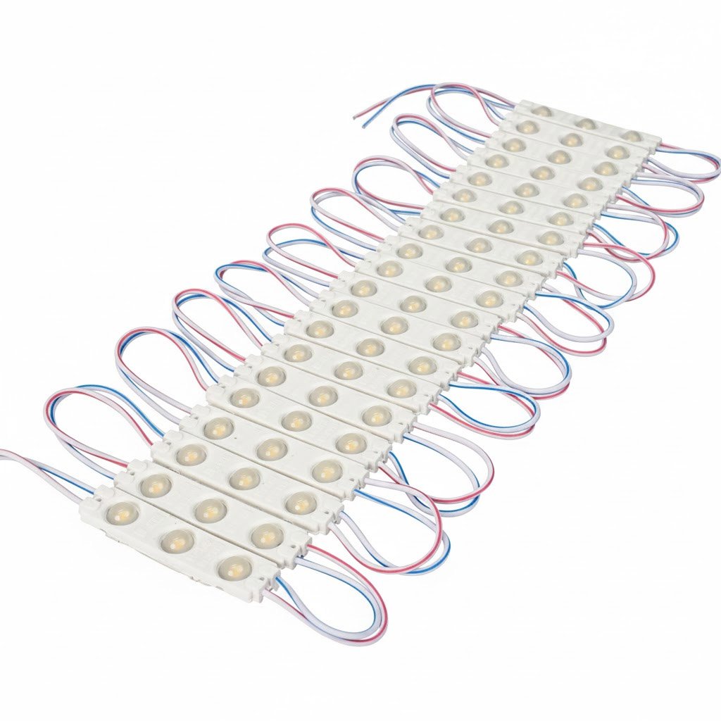 Led hắt module 3 bóng 6113 JIYI vàng nắng LH15