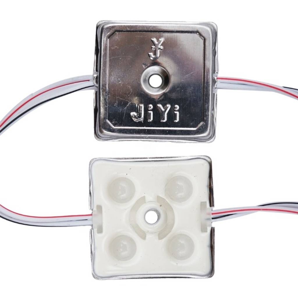 Led hắt module 4 bóng JIYI đế sắt trắng LH23