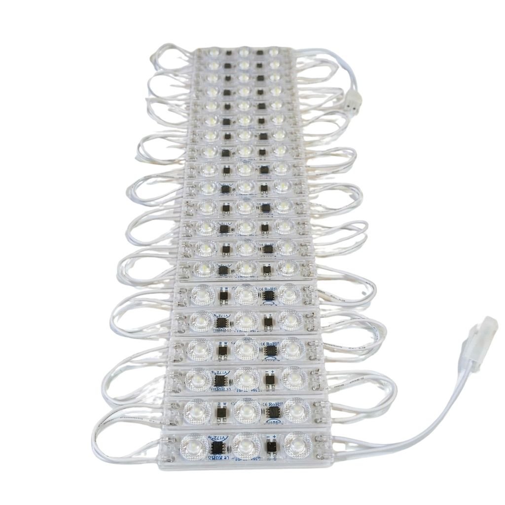 Led hắt module 3 bóng 7216 IPY 220V vàng nắng LH32