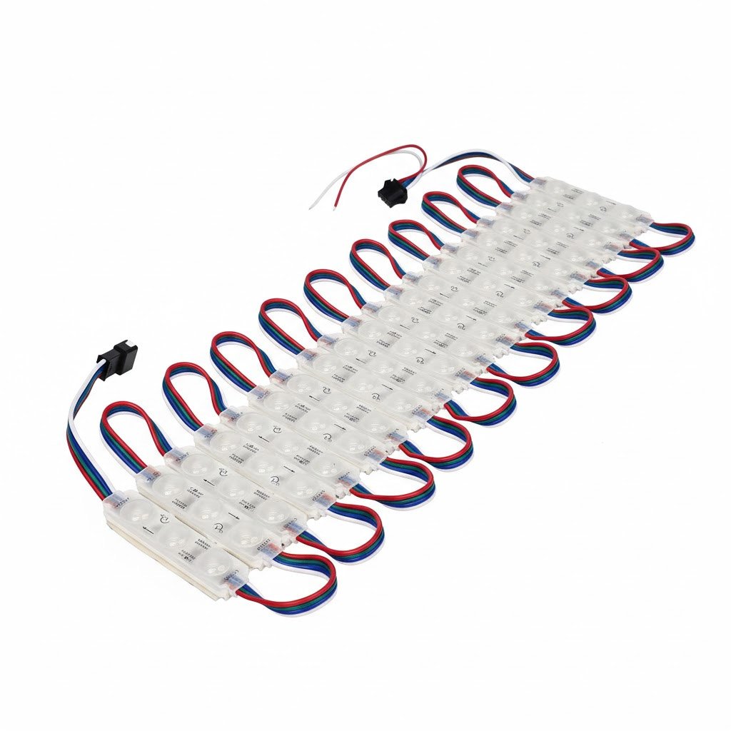 Led hắt module 3 bóng full màu 7115 IC 8206 LH39