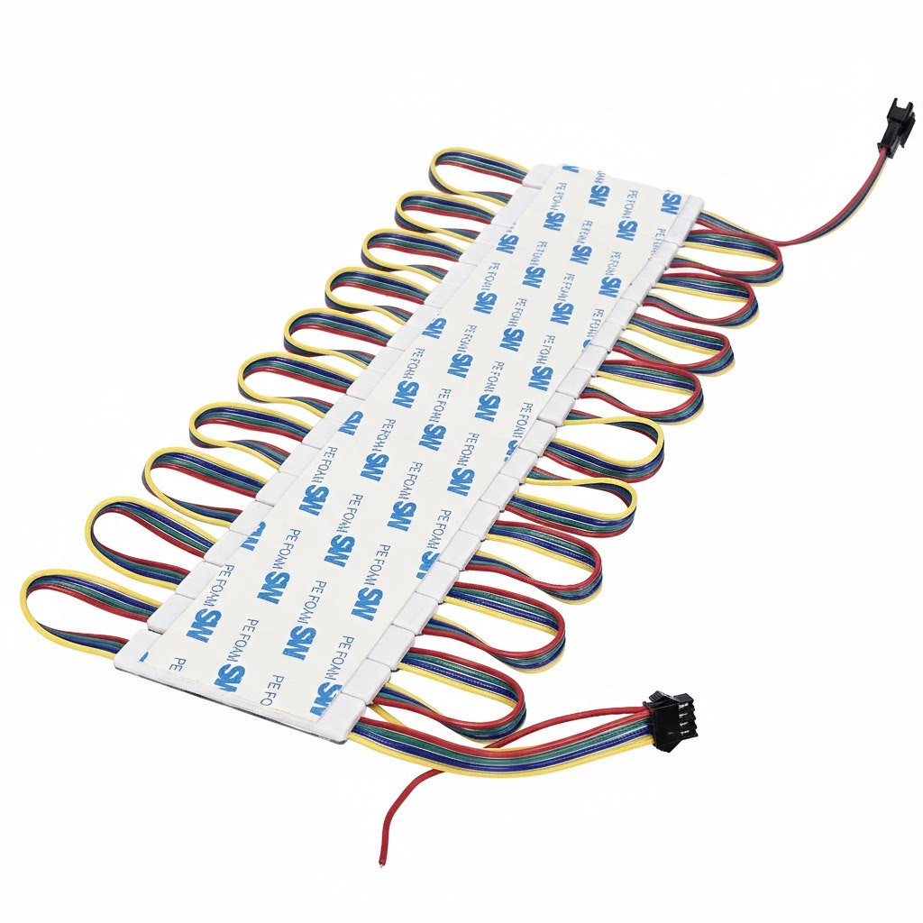 Led hắt module 3 bóng full màu 7115 IC 26803 LH40