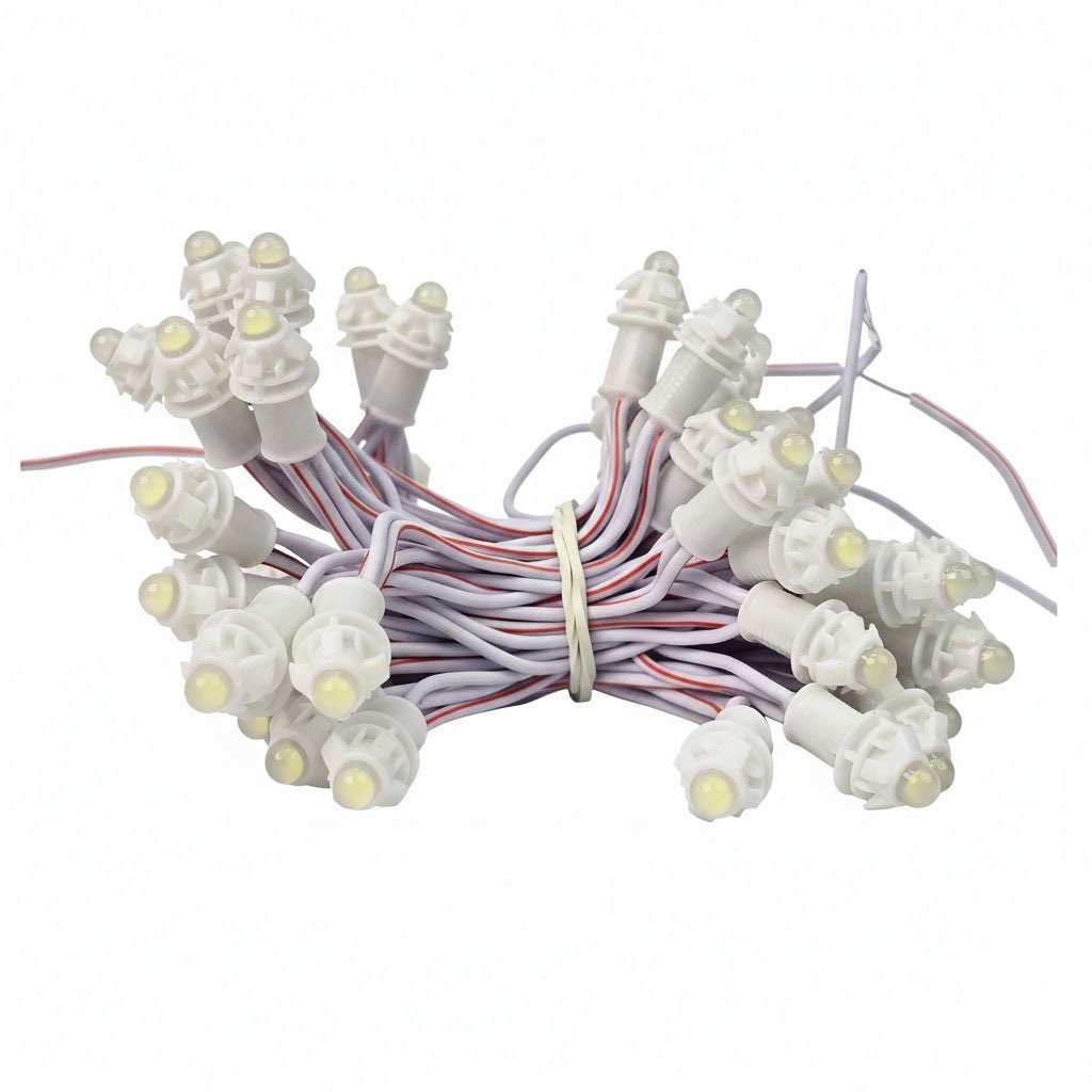 Led đúc F5 12V trắng TYY đế 9mm LD11