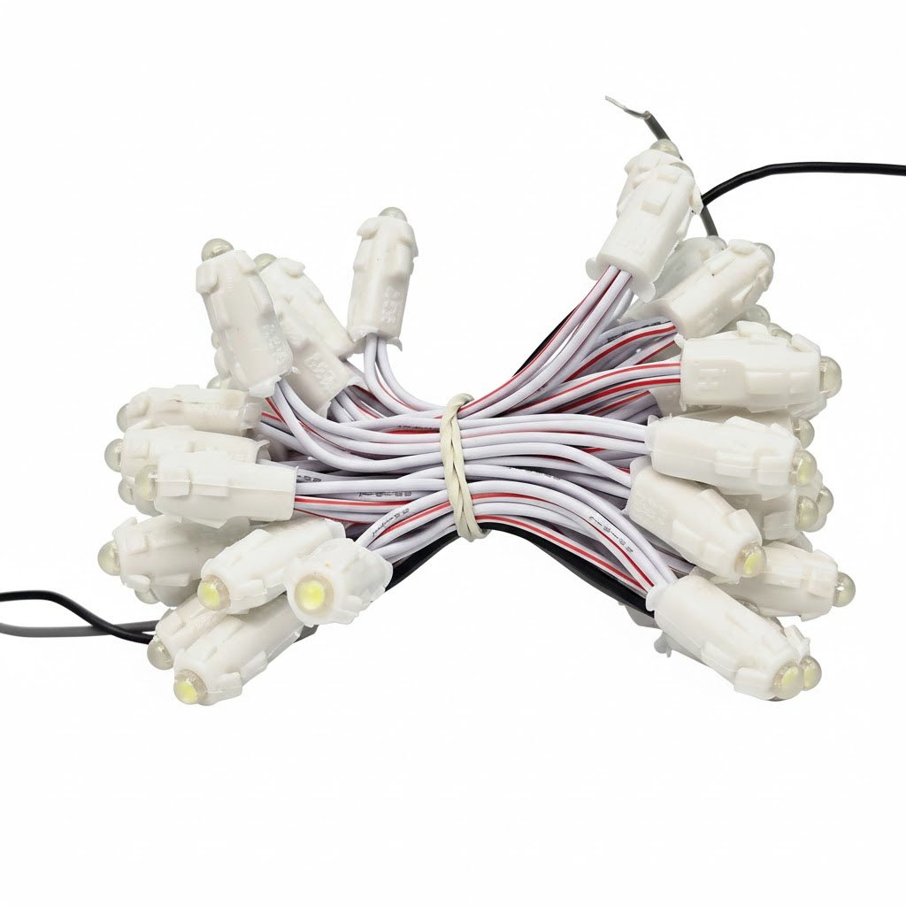 Led đúc F5 12V trắng JHL đế 9mm LD19