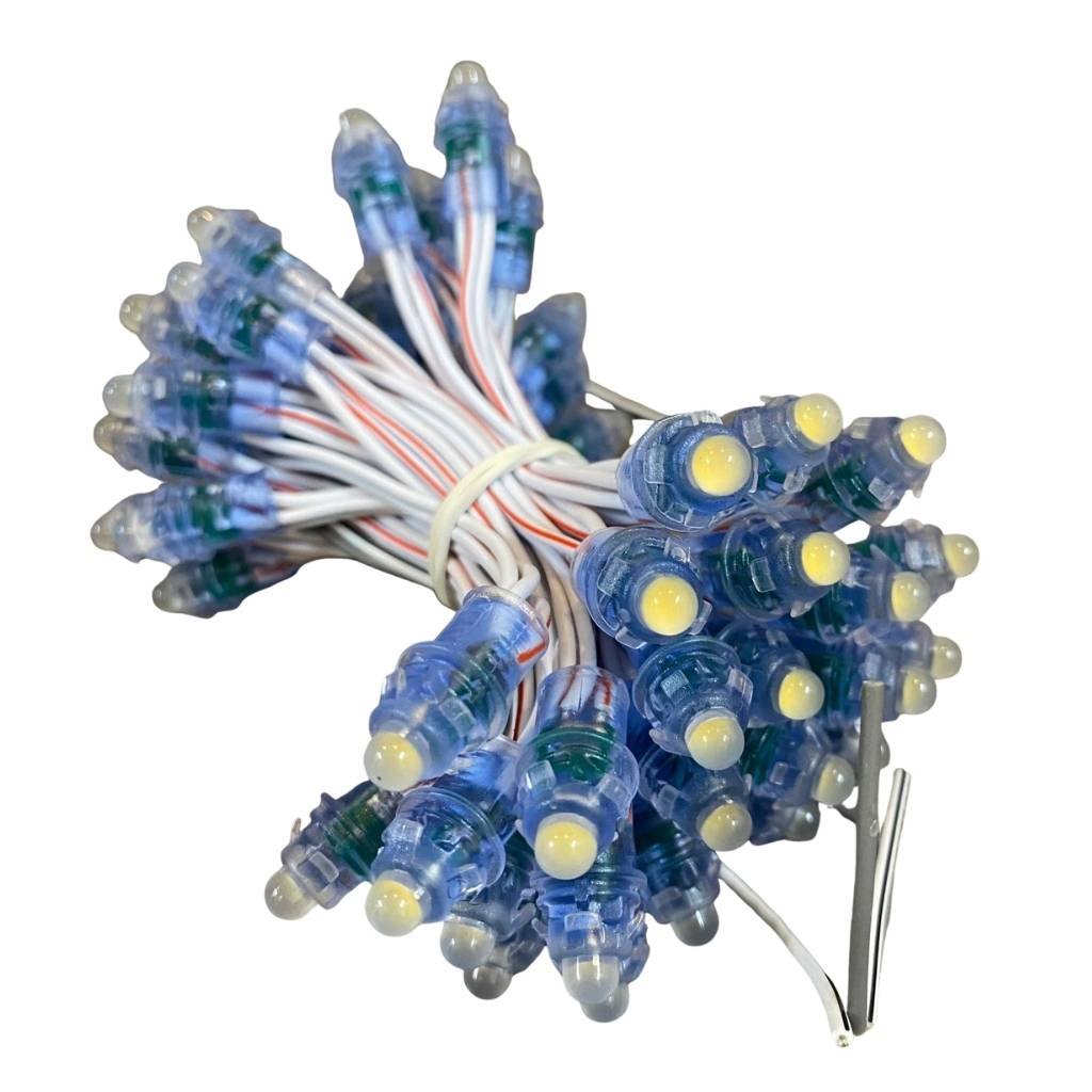 Led đúc F5 12V trắng ATX đế 9mm LD25