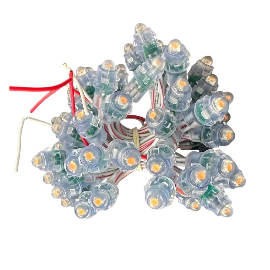 Led đúc F7 12V đỏ ATX đế 12mm LD30