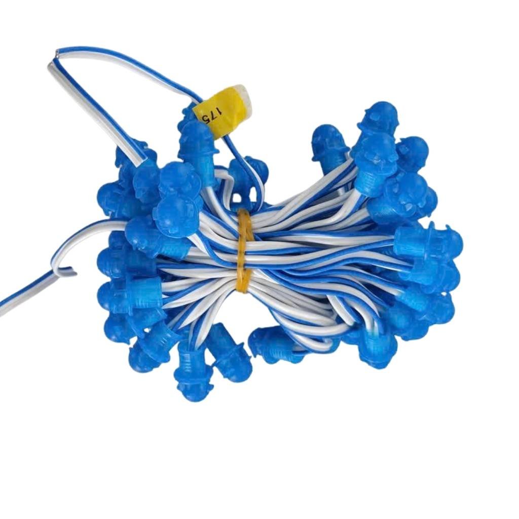 Led đúc F9 12V xanh dương SMD đế 9mm LD42