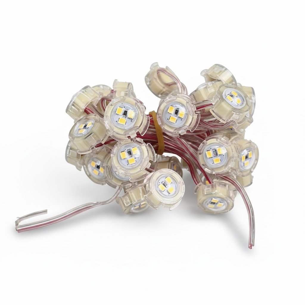 Led đúc F20 vàng nắng LD48