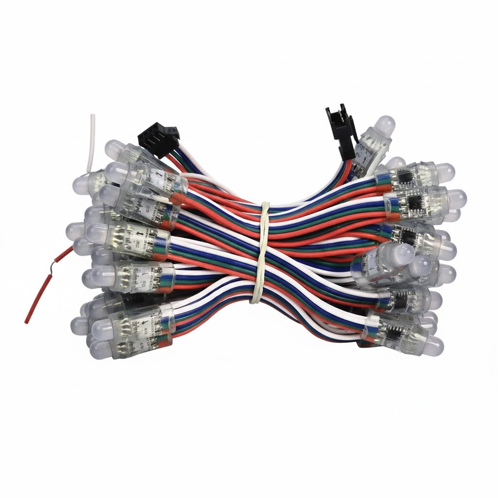 Led đúc F8 Full color IC 1935 5V LD64